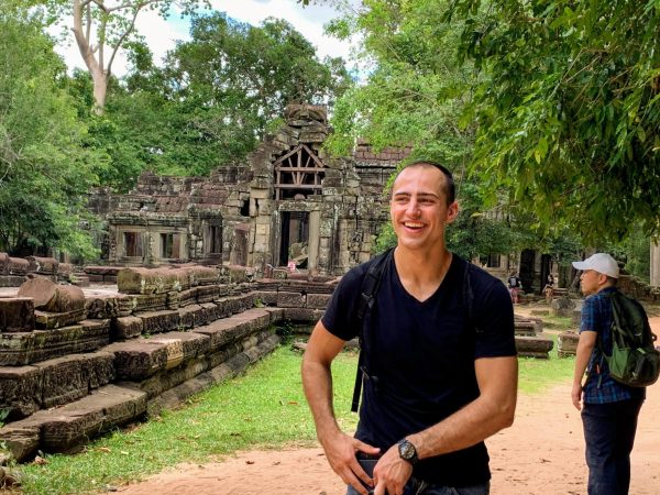 BCA history teacher Mr. Lancaster traveling in Asia.