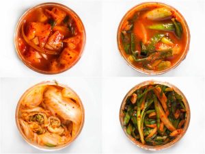Different types of kimchi